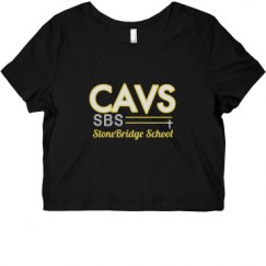 Ladies Slim Fit Crop Top Tee