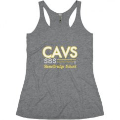 Ladies Slim Fit Super Soft Racerback Triblend Tank