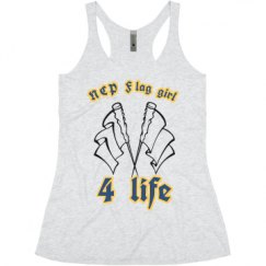 Ladies Slim Fit Super Soft Racerback Triblend Tank