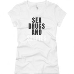 Ladies Slim Fit Basic Promo Jersey Tee