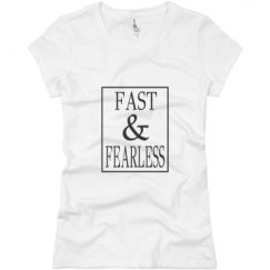 Ladies Slim Fit Basic Promo Jersey Tee