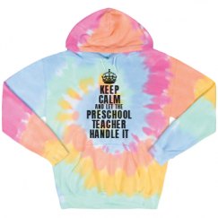 Unisex Tie-Dye Fleece Hoodie
