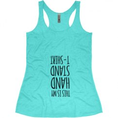 Ladies Slim Fit Super Soft Racerback Triblend Tank