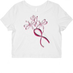 Ladies Slim Fit Crop Top Tee