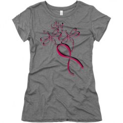 Ladies Slim Fit Super Soft Triblend Tee