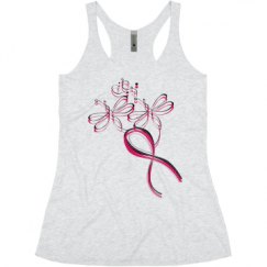 Ladies Slim Fit Super Soft Racerback Triblend Tank