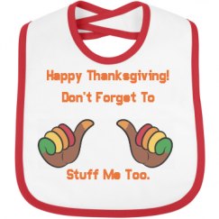 Infant Contrast Trim Bib