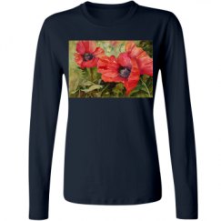 Ladies Relaxed Fit Basic Long Sleeve Tee