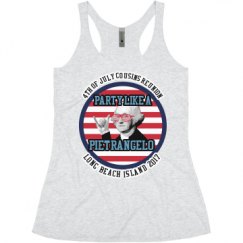 Ladies Slim Fit Super Soft Racerback Triblend Tank