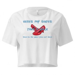 Ladies Festival Cali Crop Top Tee