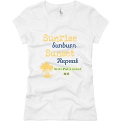 Ladies Slim Fit Basic Promo Jersey Tee