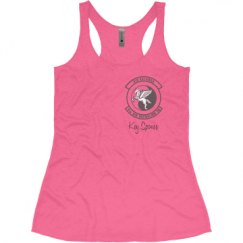 Ladies Slim Fit Super Soft Racerback Triblend Tank