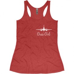 Ladies Slim Fit Super Soft Racerback Triblend Tank