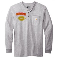 Unisex Carhartt Long Sleeve Henley Tee