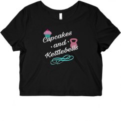 Ladies Slim Fit Crop Top Tee