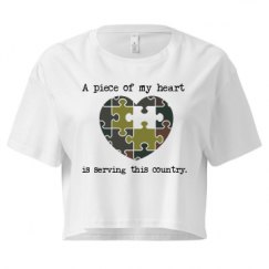 Ladies Festival Cali Crop Top Tee