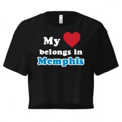 Ladies Festival Cali Crop Top Tee