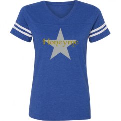 Ladies Relaxed Fit Vintage Sports Tee