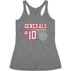 Ladies Slim Fit Super Soft Racerback Triblend Tank