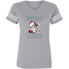 Ladies Relaxed Fit Vintage Sports Tee