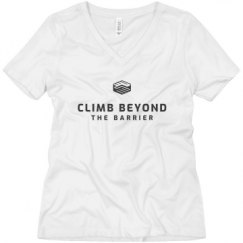 Ladies Relaxed Fit V-Neck Tee