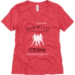Ladies Relaxed Fit Super Soft Triblend V-Neck Tee