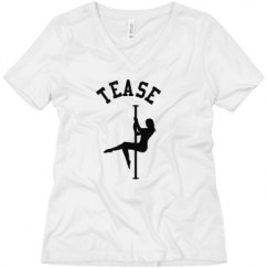 Ladies Relaxed Fit V-Neck Tee