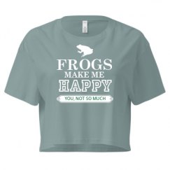 Ladies Festival Cali Crop Top Tee