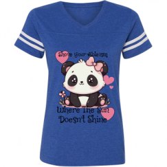 Ladies Relaxed Fit Vintage Sports Tee