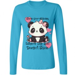Ladies Relaxed Fit Basic Long Sleeve Tee
