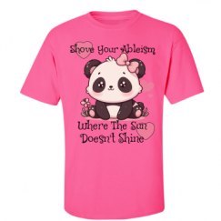 Unisex Ultra Cotton Safety Neon Crewneck Tee