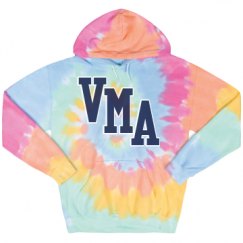 Unisex Tie-Dye Fleece Hoodie