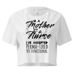 Ladies Festival Cali Crop Top Tee