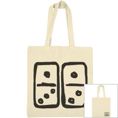 Domino Sketch Lucy LaRue Tote Bag