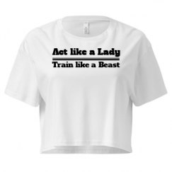 Ladies Festival Cali Crop Top Tee
