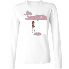 Ladies Relaxed Fit Basic Long Sleeve Tee