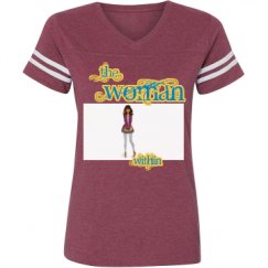 Ladies Relaxed Fit Vintage Sports Tee