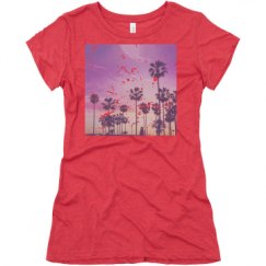 Ladies Slim Fit Super Soft Triblend Tee