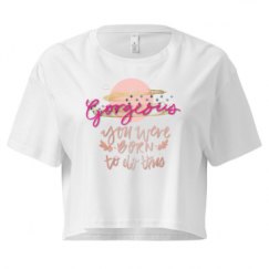 Ladies Festival Cali Crop Top Tee