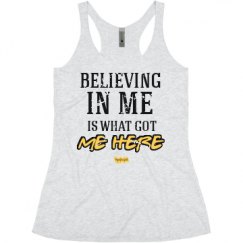 Ladies Slim Fit Super Soft Racerback Triblend Tank