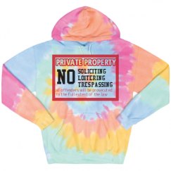 Unisex Tie-Dye Fleece Hoodie