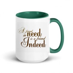 15oz Ceramic Mug with Color Inside