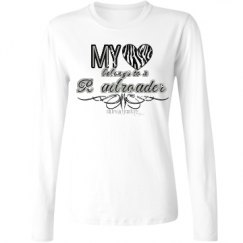 Ladies Relaxed Fit Basic Long Sleeve Tee