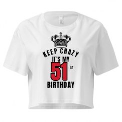 Ladies Festival Cali Crop Top Tee