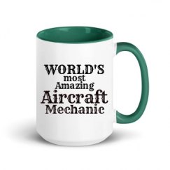 15oz Ceramic Mug with Color Inside