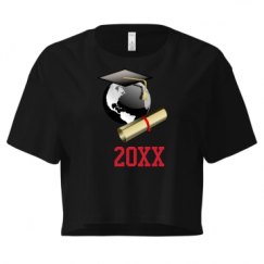 Ladies Festival Cali Crop Top Tee