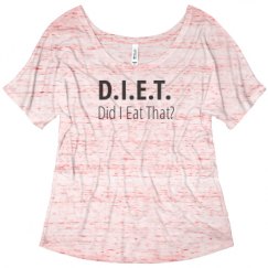 Ladies Flowy Slouchy Tee