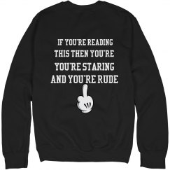 Give somebody a reason to stare