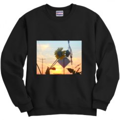 Unisex Film and Foil Crewneck Sweatshirt