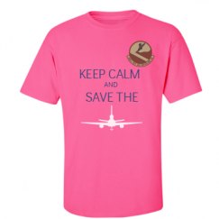 Unisex Ultra Cotton Safety Neon Crewneck Tee